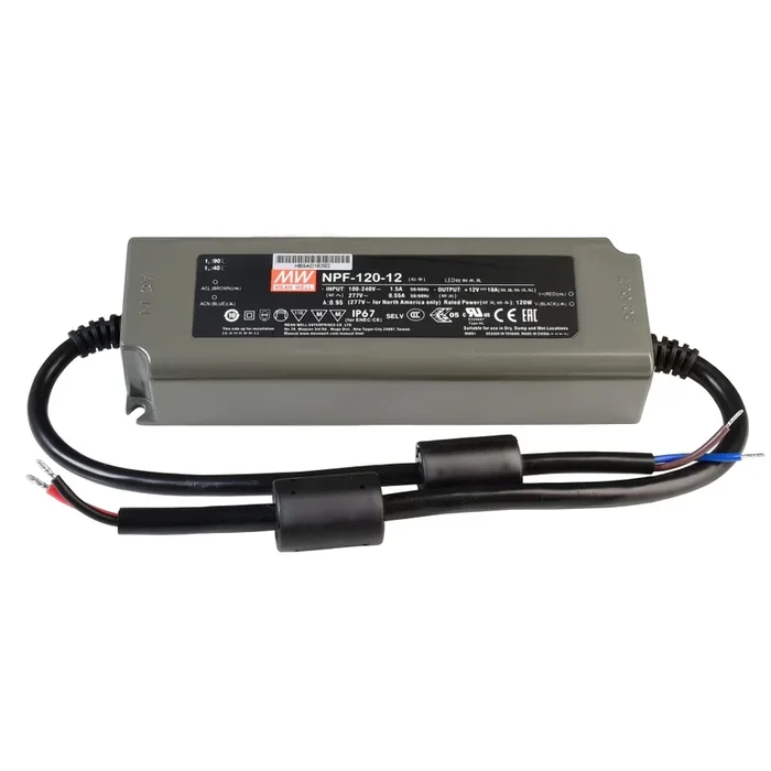Meanwell Netzger�t, CV, NPF-120-12, spannungskonstant, 90-305V AC/50-60Hz, 12V DC, 0-10000 mA, 120,0