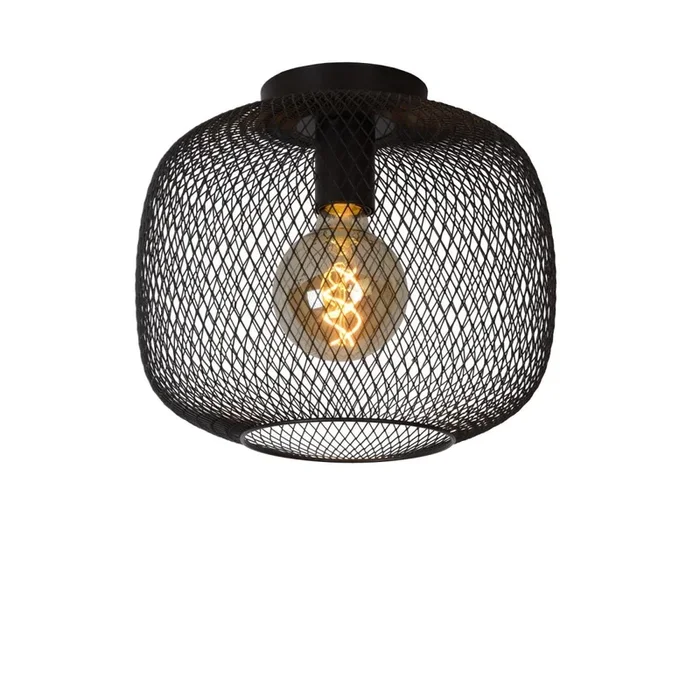 MESH Deckenleuchte Ø 30 cm 1xE27 Schwarz