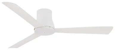Minka Aire Simple Flush 52″ 52″Ceiling Fan in Flat White – F873-WHF