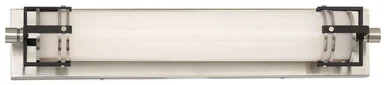 Minka-Lavery LED Bath in Brushed Nickel W/ Sand Coal – 241-420-L