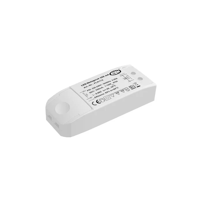 Netzteil 350mA – 1-12W – IP20 – Primär: 220-240V/AC,