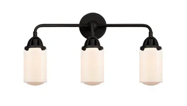 Nouveau 2 Three Light Bath Vanity (288-3W-BK-G311)