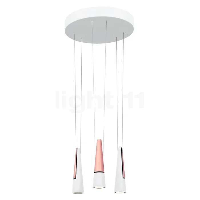 Oligo Slack-Line Cone Pendelleuchte LED Cluster