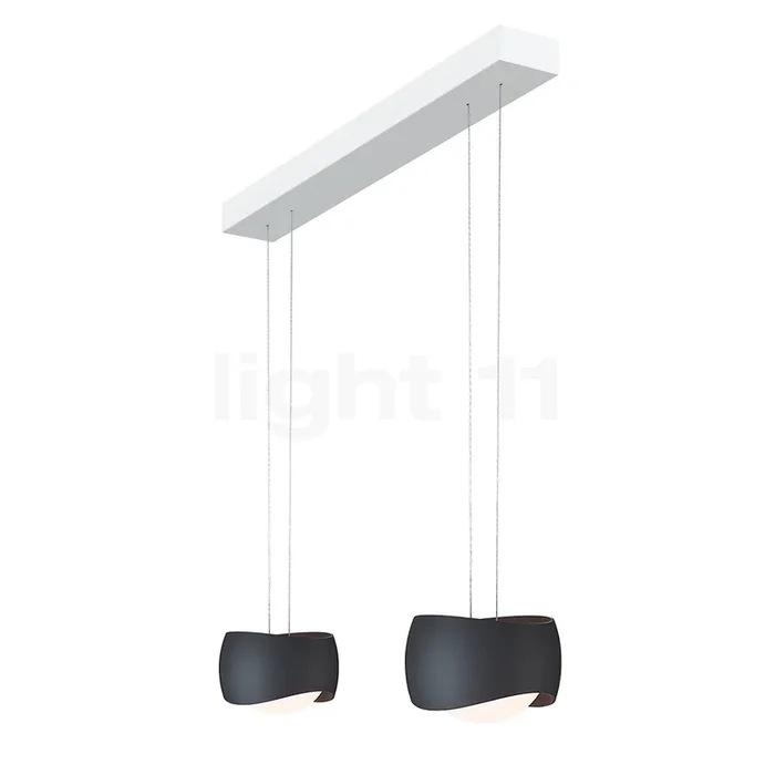 Oligo Slack-Line Curved Pendelleuchte LED 2-flammig
