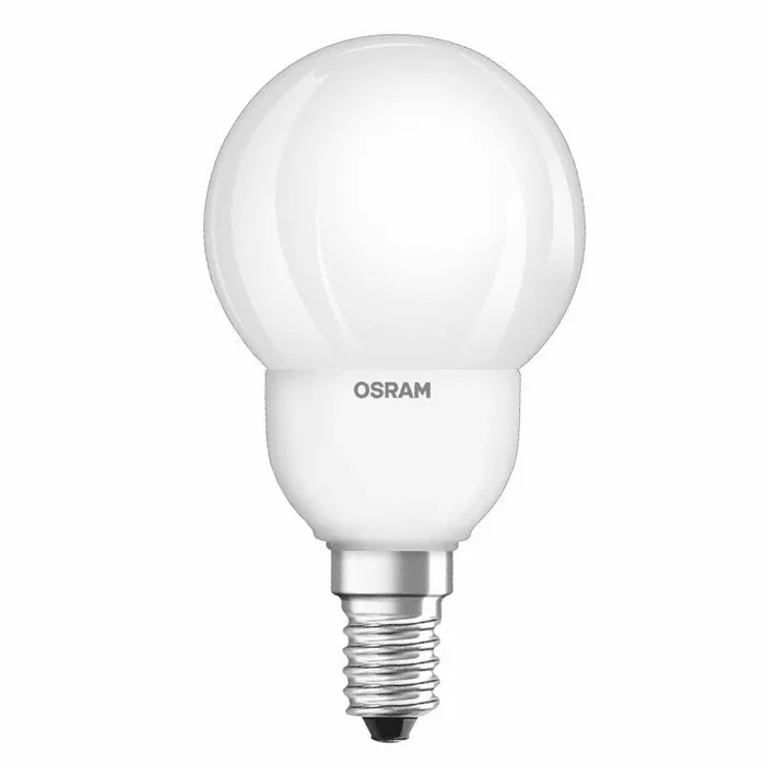 Osram Energiesparlampe Tropfen Superstar 9W E14 matt warmweiß 2700K
