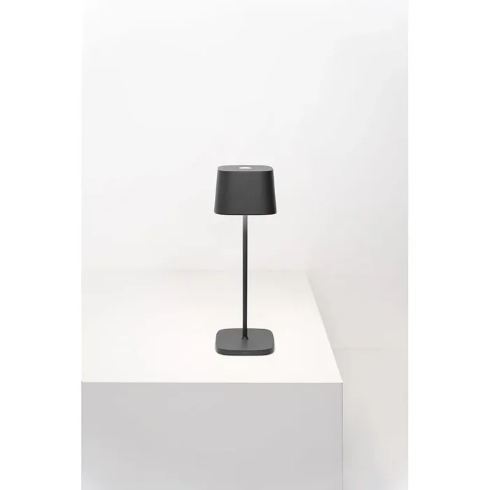 Outdoor LED Akku-Tischleuchte OFELIA TAVOLO PRO, IP65, 2.2W 2200-3000K (CCT Switch), mit Touch-Dimmer, dunkelgrau