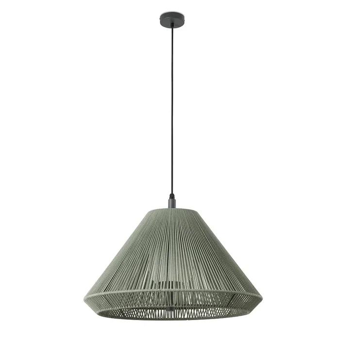Outdoor Pendelleuchte SAIGON OUT C70 E27, IP44, mit Kegelabdeckung, dunkelgrau, olivgr�n