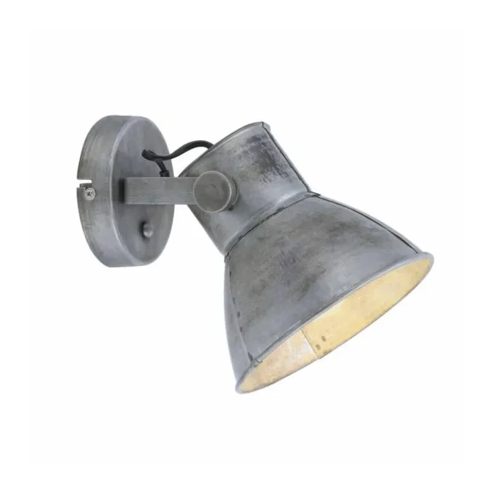 Paul Neuhaus Wandleuchte Deckenlampe Samia Industrie Eisen max. 1 x 25W E27 ohne Leuchtmittel schwenkbar