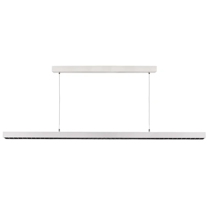 Pendelleuchte OFFICE THREE, UGR <6, Up/Down, 118cm, Pendel 250cm, 60W 4000K 7000lm 115/55�, DALI 2.0 steuerbar, signalwei�