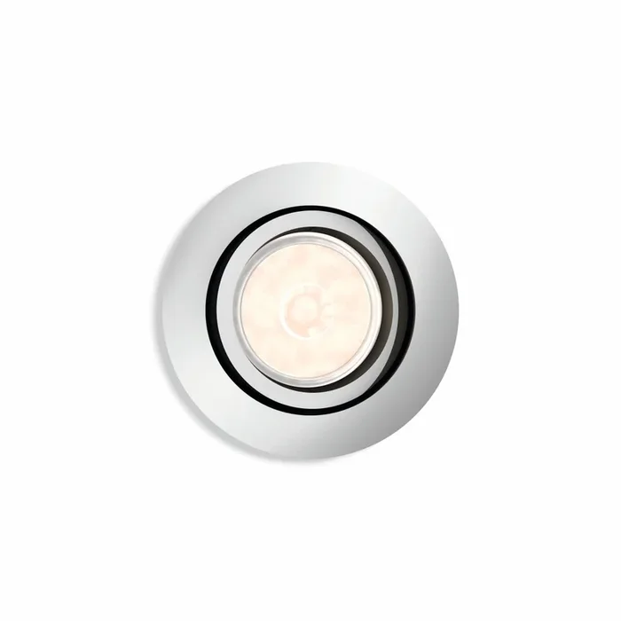 Philips – Einbaustrahler Donegal GU10 9cm rund grau