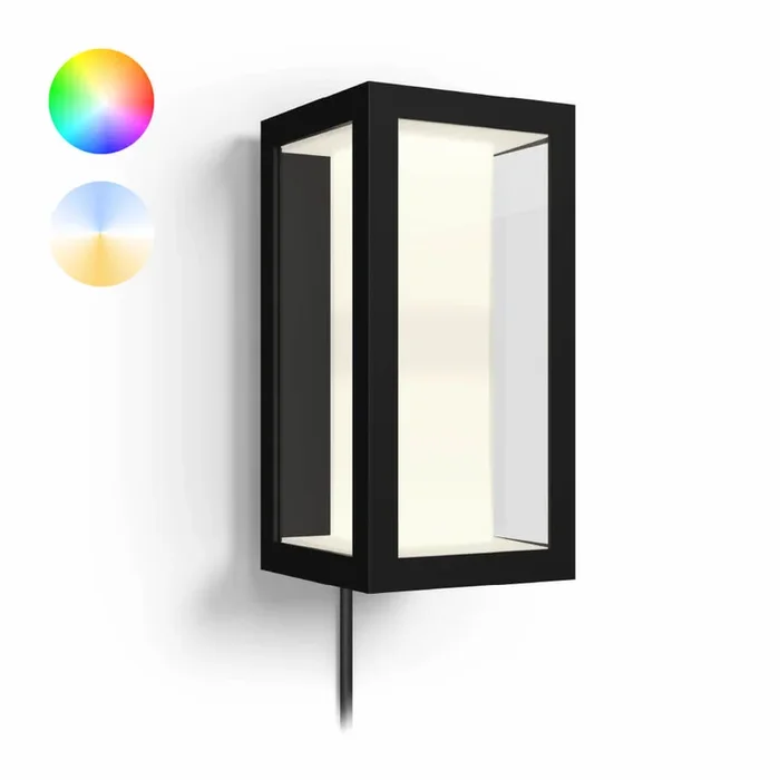 Philips – Quadratische Wandleuchte Hue Impress 24 Volt schwarz
