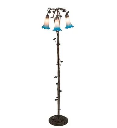 Pink/Blue Three Light Floor Lamp (71882)
