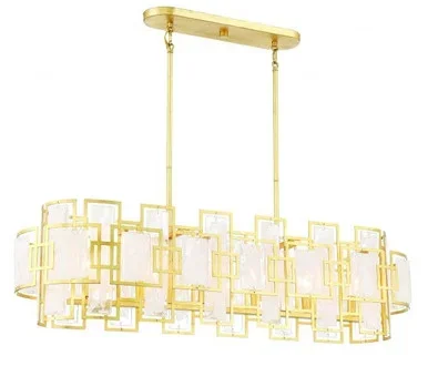 Portia Six Light Linear Chandelier (1-2032-6-260)