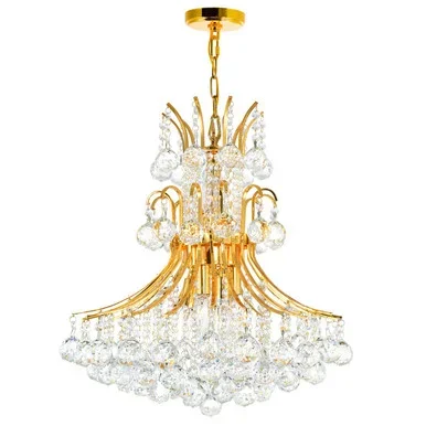 Princess Ten Light Chandelier (8012P24G)
