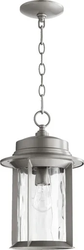 Quorum Charter One Light Pendant in Graphite – 7247-9-3