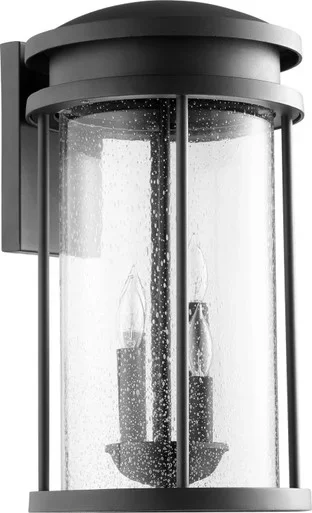 Quorum Hadley Four Light Wall Mount in Textured Black – 7110-4-69