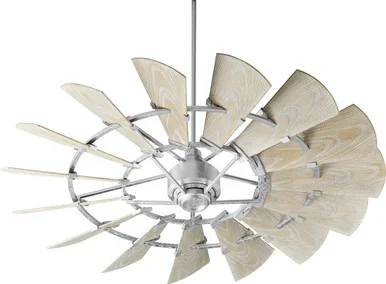 Quorum Windmill 60″Patio Fan in Galvanized – 196015-9