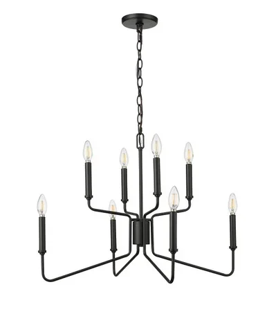 Raven Eight Light Chandelier (29008-MB)