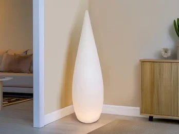 Reality Leuchten Akku Bodenlampe PALMAS per USB aufladbar für Innen & Außen, Höhe 120cm