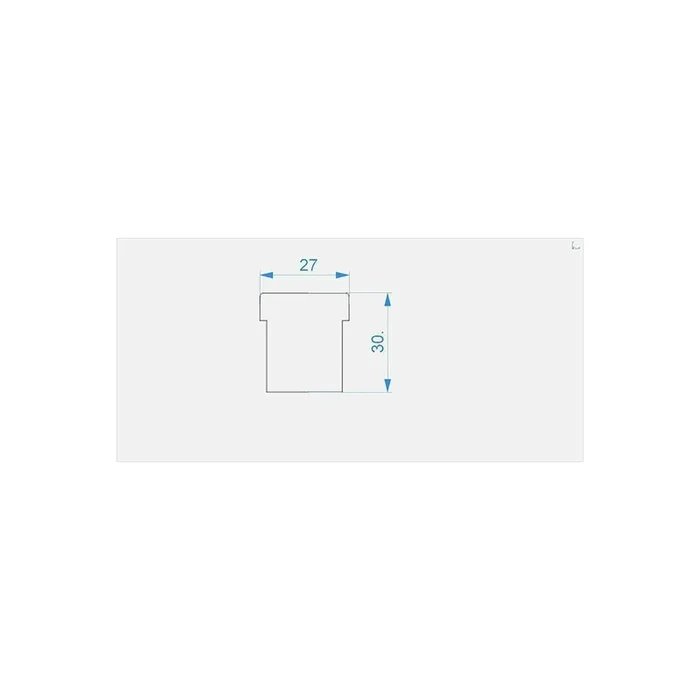 Reprofil, Endkappe C-I-EU-01-12 Set 2 Stk, Kunststoff, Länge: 30 mm
