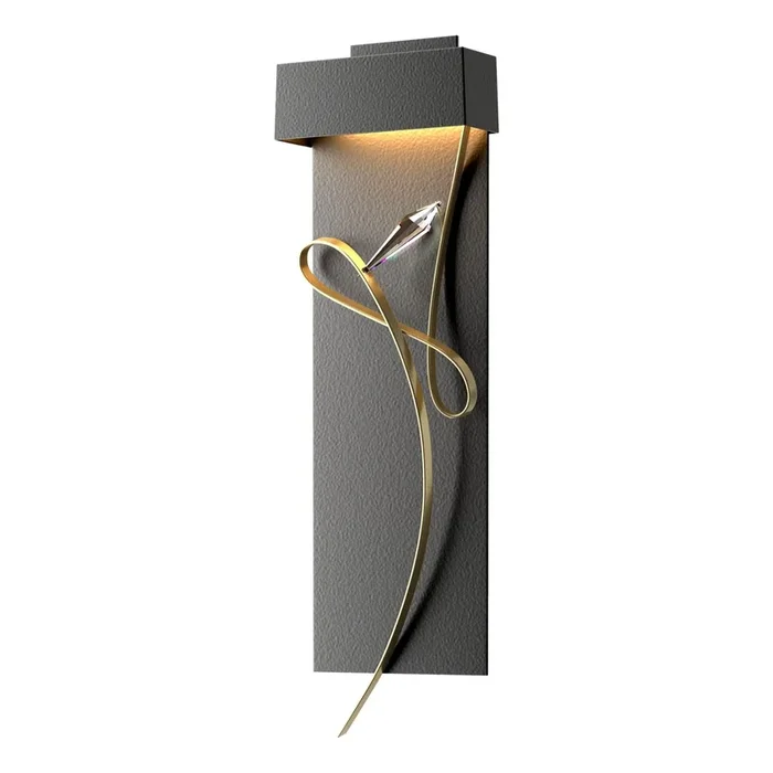 Rhapsody LED Sconce Modern Brass Accent LED in Black205440-LED-10-86-CR
