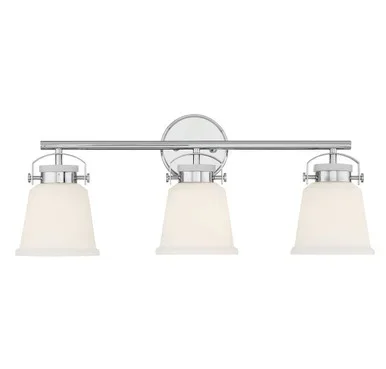 Savoy House Kaden Three Light Bathroom Vanity in Polished Chrome – 8-1627-3-11