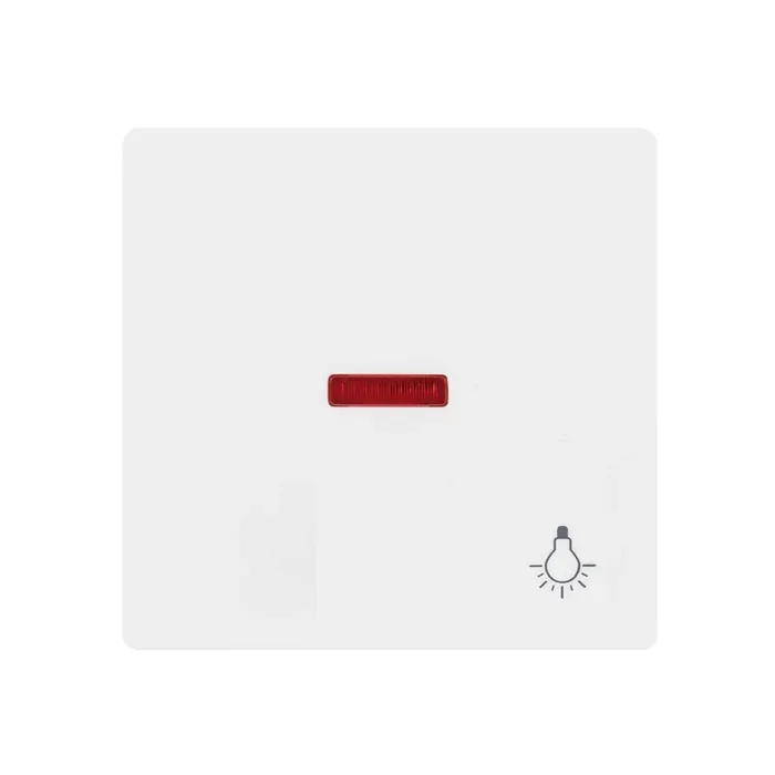 Schalterwippe, für Kontroll-Schalter, mit Symbol Licht, K55®BB, reinweiß