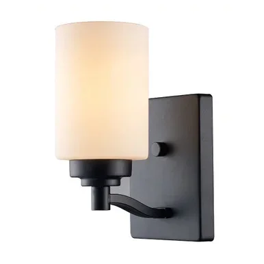 Sconces – Single Glass (70521 BK)