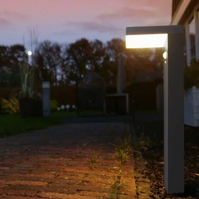 Shada Solar Wegeleuchte Gteborg 3.3W IP44 Sensor schwarz – warmweiß (2700K)