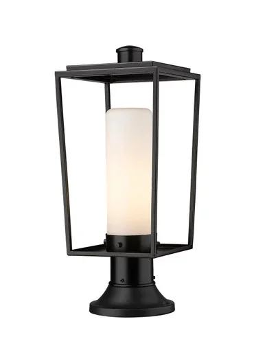 Sheridan One Light Outdoor Pier Mounted Fixture (595PHMR-553PM-BK)