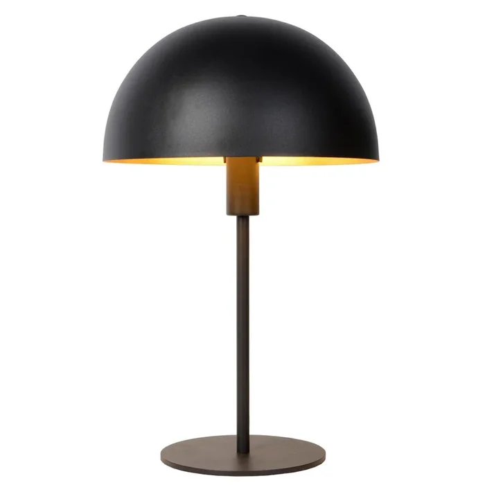SIEMON Tischlampe Ø 25 cm 1xE14 Schwarz