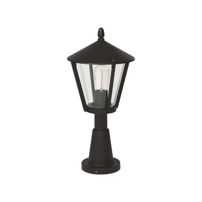 Sockelleuchte Alu schwarz 56,5cm