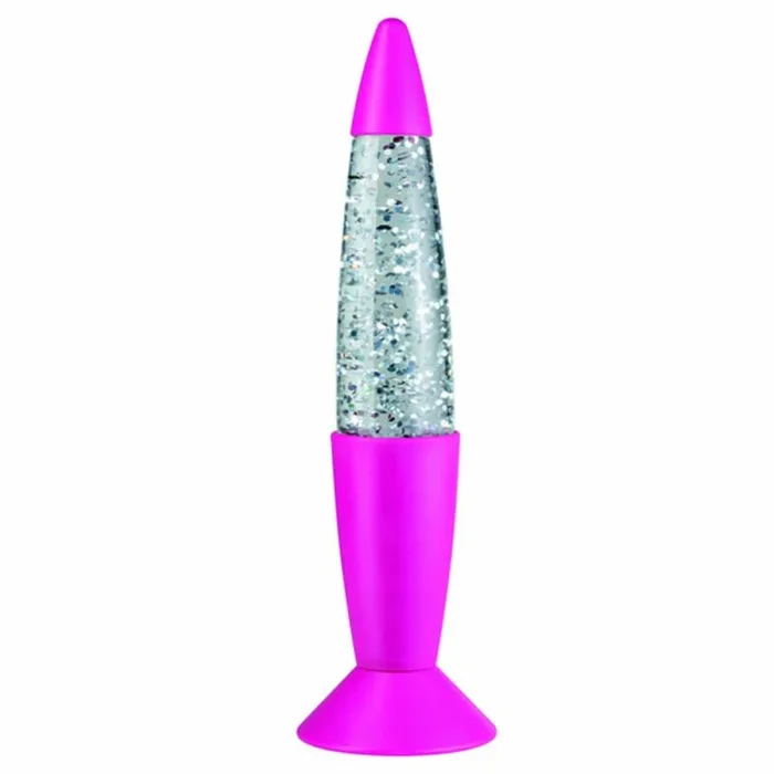TIP LED Tischleuchte Glitterleuchte Mood Pink Multicolor Lavalampe für 3 x AA Batterie mit Schalter