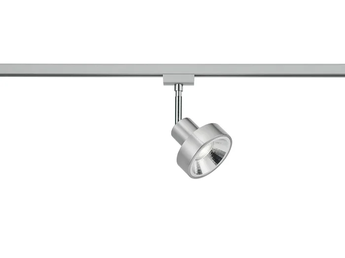 Trio – 2-phasiger Schienenscheinwerfer Duoline grau mit Chrom