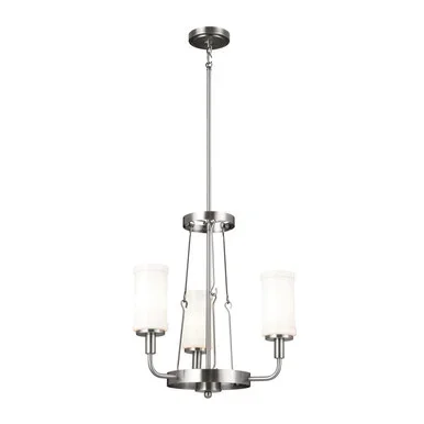 Vetivene Three Light Mini Chandelier (52450CLP)