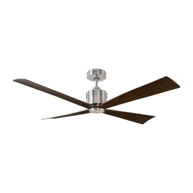 Visual Comfort Fan Launceton 56″Ceiling Fan in Brushed Steel – 4LNCR56BS
