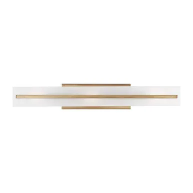 Visual Comfort Studio Dex Three Light Bath Vanity in Satin Brass – 4654303-848