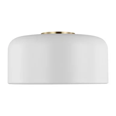 Visual Comfort Studio Malone LED Flush Mount in Matte White – 7605401EN3-115