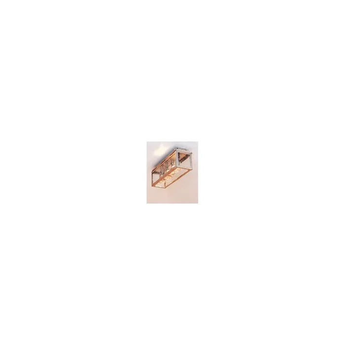 Vitrine Plafonnier 4L Fleure Long 4-flammig Chrom