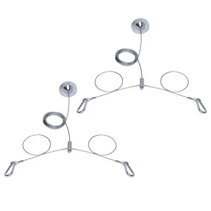 Voltolux Deckenabhängung LEON für Panel 1,5m Metall Seilsystem verstellbar dual