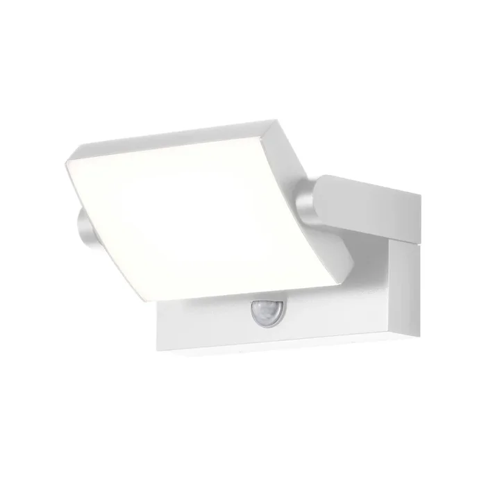 Wandaußenleuchte CMD 9111 weiß Aluminium IP54 Lichtfarbe einstellbar mit Sensor