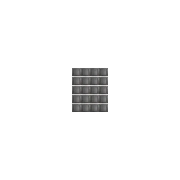 Wechselschalter McPower “Flair“, 250V~/10A, anthrazit, inkl. Rahmen, 20er-Pack