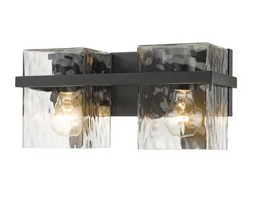 Z-Lite Bennington Two Light Vanity in Matte Black – 1938-2V-MB