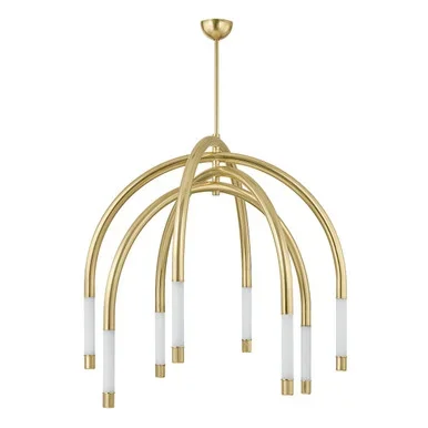Zeme LED Chandelier (471-48-VPB)