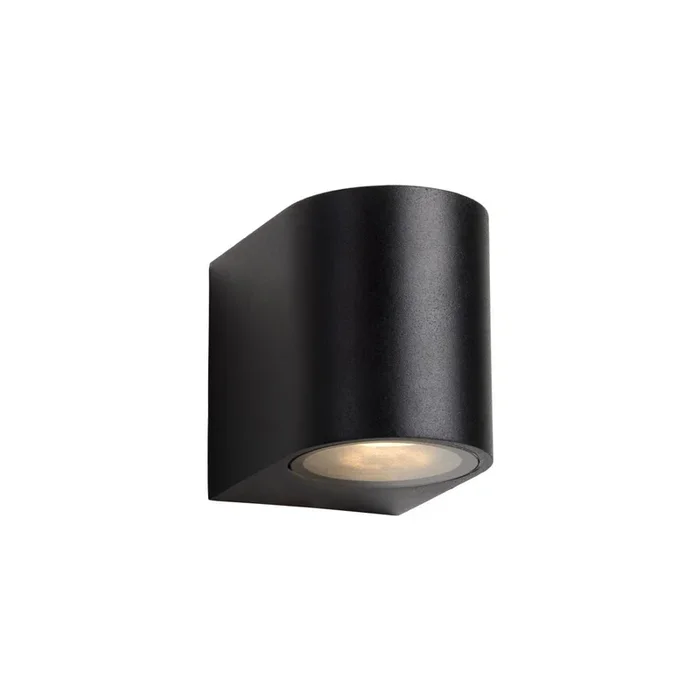 Zora LED Wall Spoplights Outside Led Dim. Gu10 1x5W 3000K IP44 Black