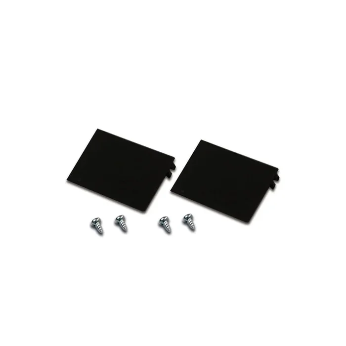 Zubeh�r f�r LED Einfr�sprofil – Abdeckung an der 3 cm breiten Fr�snut, 2er Set, schwarz