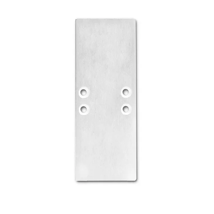 Zubeh�r f�r Profil 2SIDE – Aluminium-Endkappe (2 Stk.), inkl. Schrauben, EC66, Silber