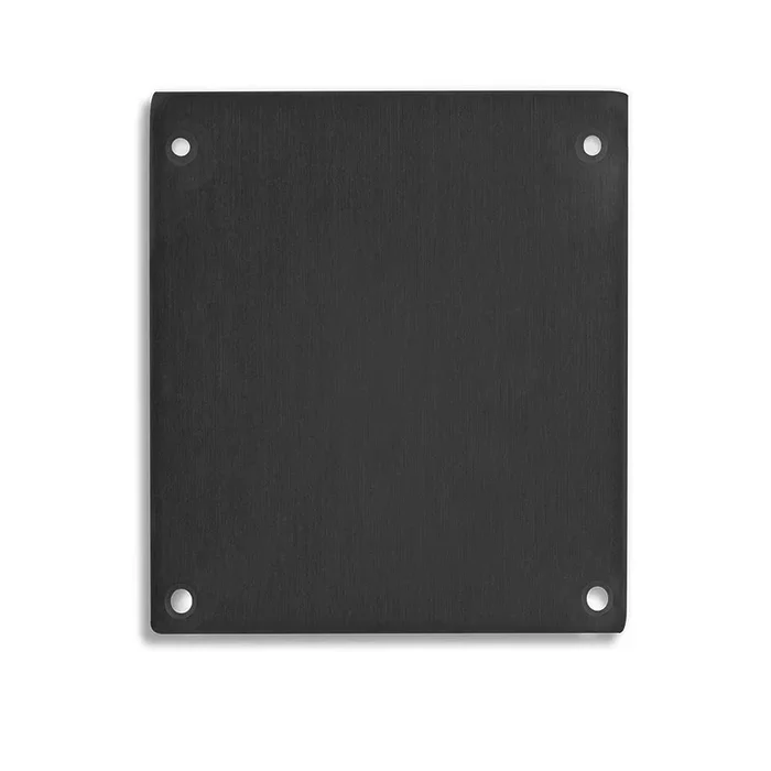 Zubeh�r f�r Profil LAMP30 – Aluminium-Endkappe E69 (2 Stk.), inkl. Schrauben, Schwarz